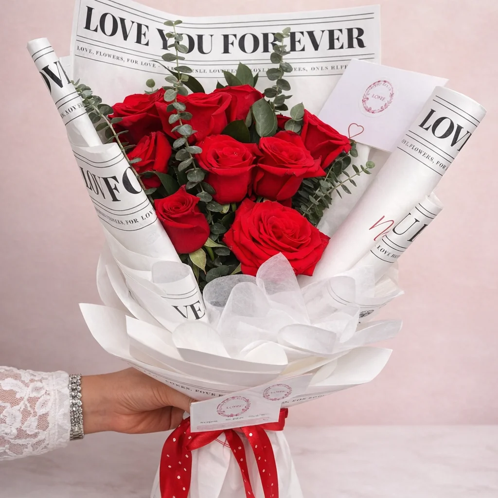 Elegancia Blanca - Ramo de rosas blancas