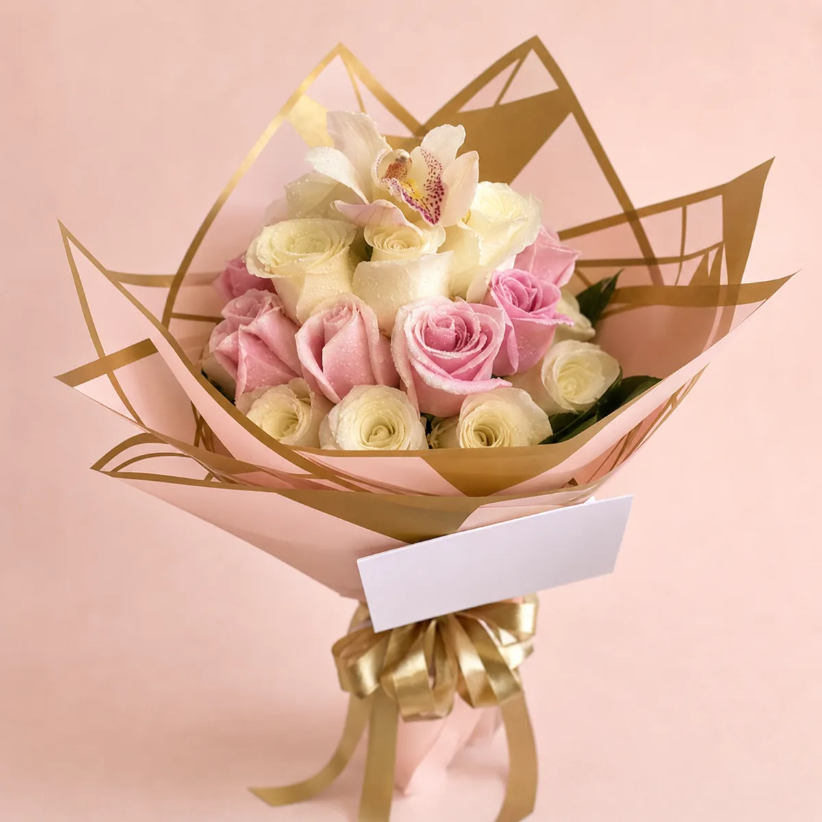 Dulce Pastel con Orquídea